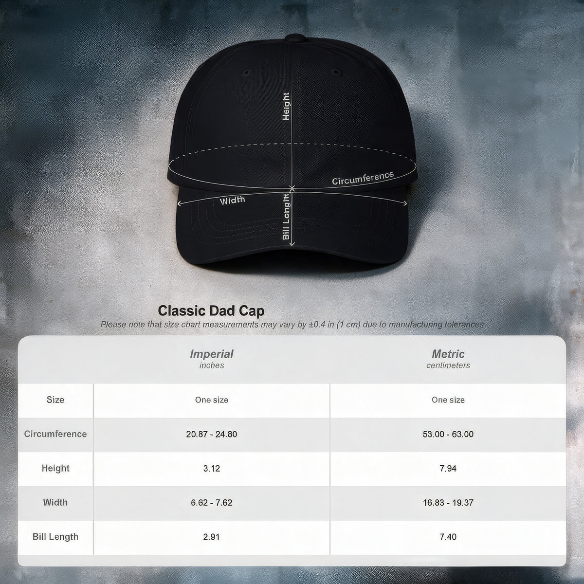 Intertwined Graphic Dad Cap